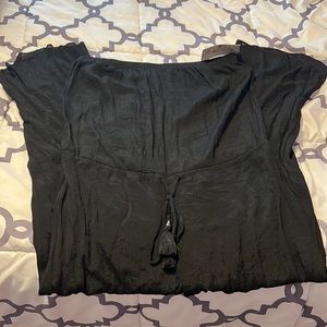 Black swimsuit cover up